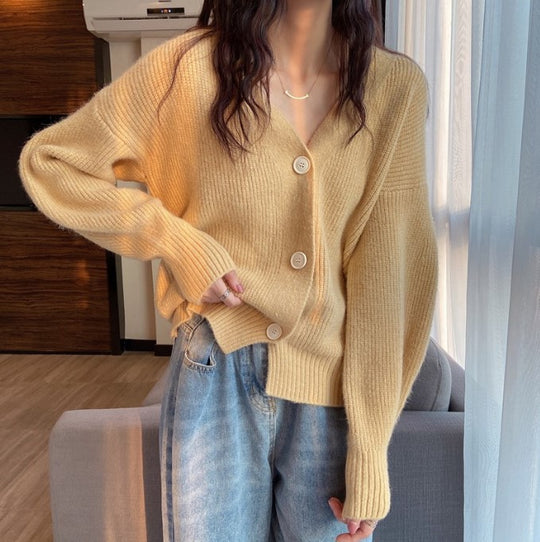 Damen Lässiger Strickcardigan EB