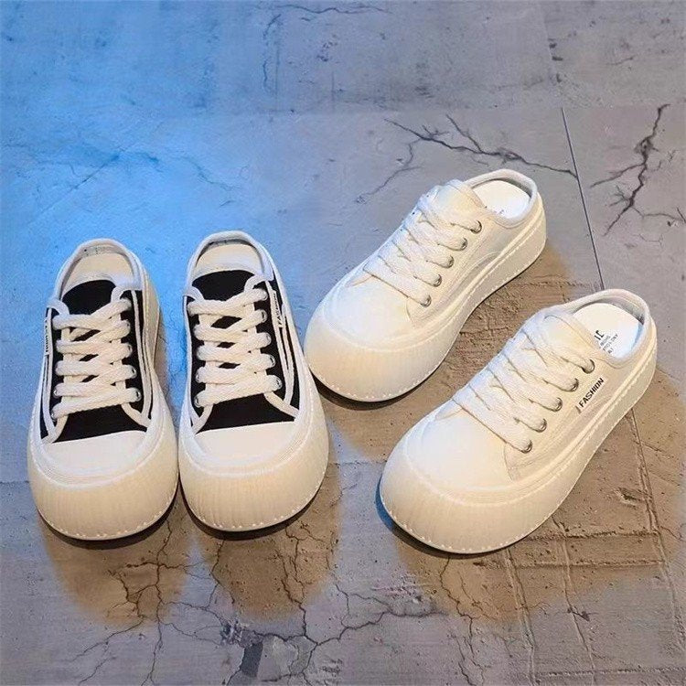 Damen Slip-On Sneakers mit moderner Plateau-Sohle und bequemem Design EB