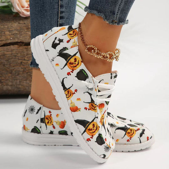 Kreative Schuhe Halloween Druck EB