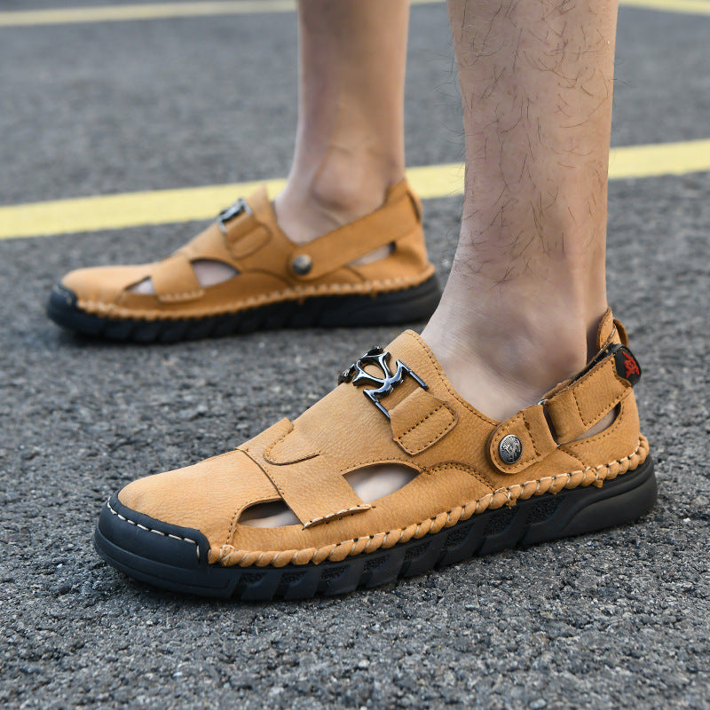 Herren Atmungsaktive Sandalen mit praktischem Klettverschluss EB