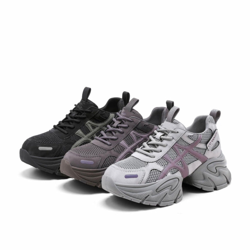 Damen Sportliche Sneakers mit rutschfestem Profil und atmungsaktivem Obermaterial EB