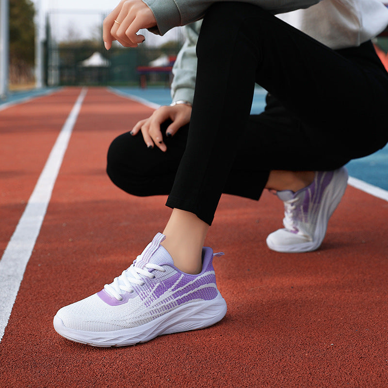 Damen Sportliche Freizeitschuhe mit atmungsaktiver Oberflächenstruktur und weicher Dämpfung EB
