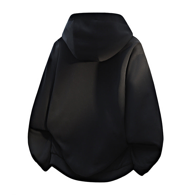 Damen Oversized Kapuzenjacke mit doppeltem Fleecefutter und seitlichen Taschen EB