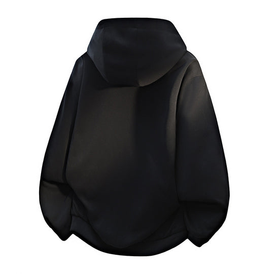 Damen Oversized Kapuzenjacke mit doppeltem Fleecefutter und seitlichen Taschen EB