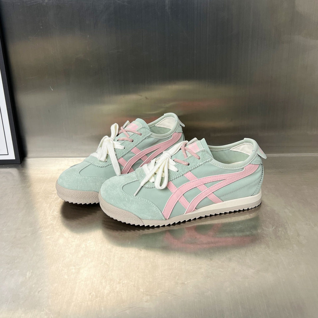 Damen Sneakers im sportlichen Retro-Design mit atmungsaktiven Mesh-Einsätzen EB