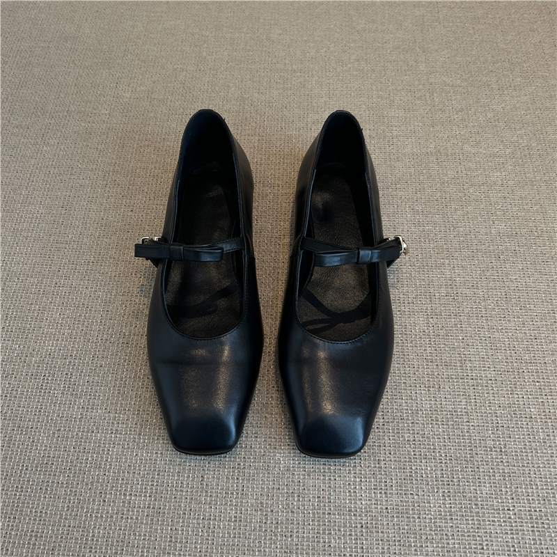 Damen Mary Jane Ballerinas mit edlem Riemenverschluss und komfortabler Sohle EB