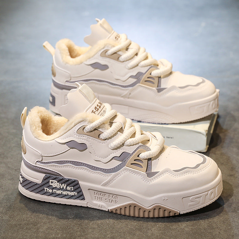 Damen Komfortable Sneaker mit warmem Innenfutter und rutschfester Sohle EB