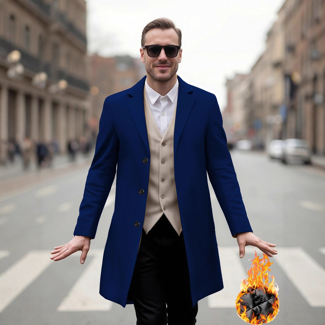 Herren eleganter Langmantel mit modernem Schnitt und optimalem Tragekomfort EB