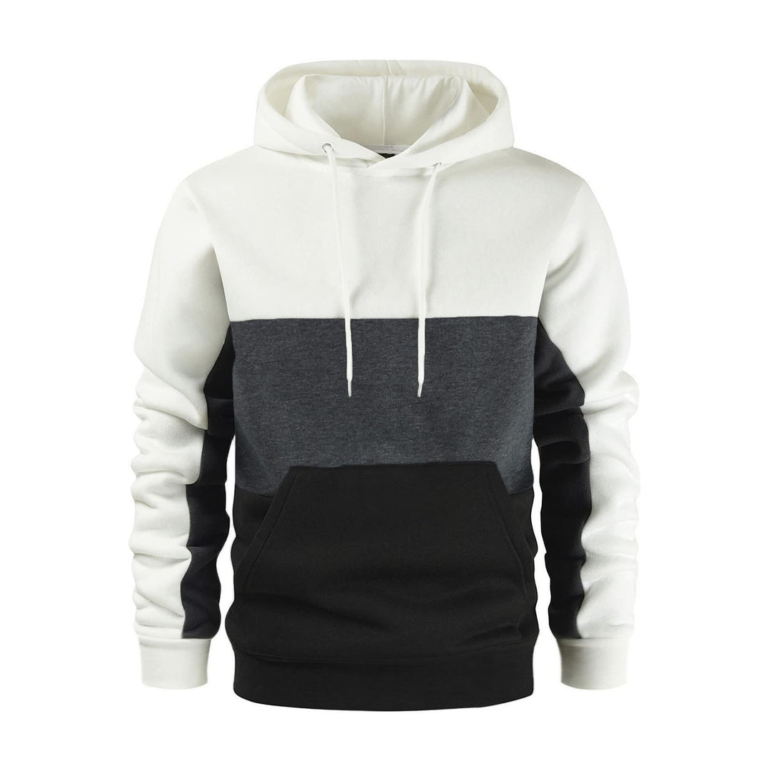Herren Kapuzenpullover mit modischem Farbblockdesign EB