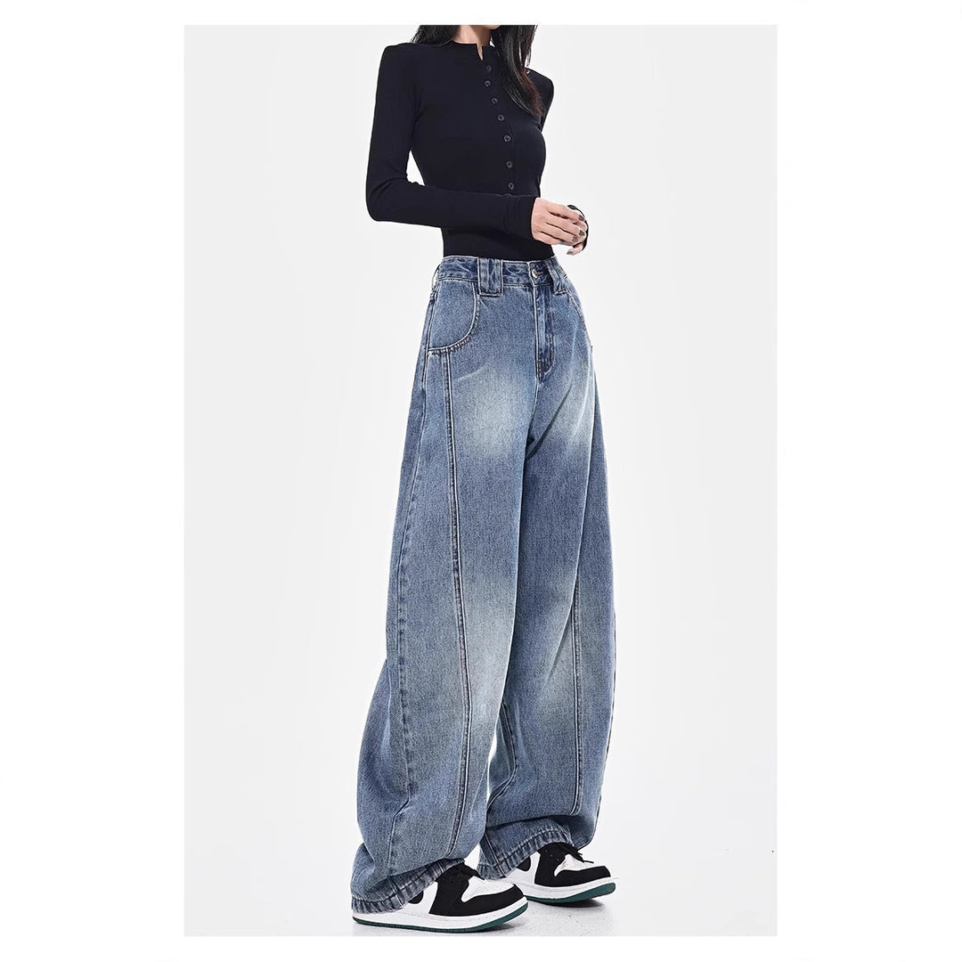 Damen Oversize Jeanshose EB