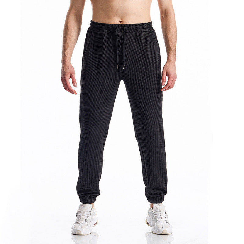 Herren bequeme Sporthose mit elastischem Bund und modernen Seitentaschen EB