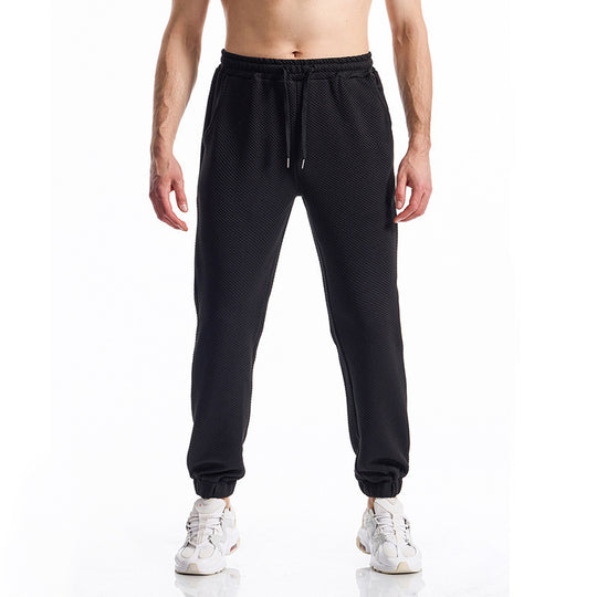 Herren bequeme Sporthose mit elastischem Bund und modernen Seitentaschen EB