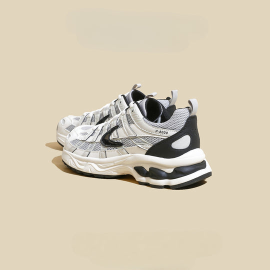 Damen Bequeme Sport-Sneaker mit atmungsaktiver Mesh-Oberfläche und dämpfender Sohle EB