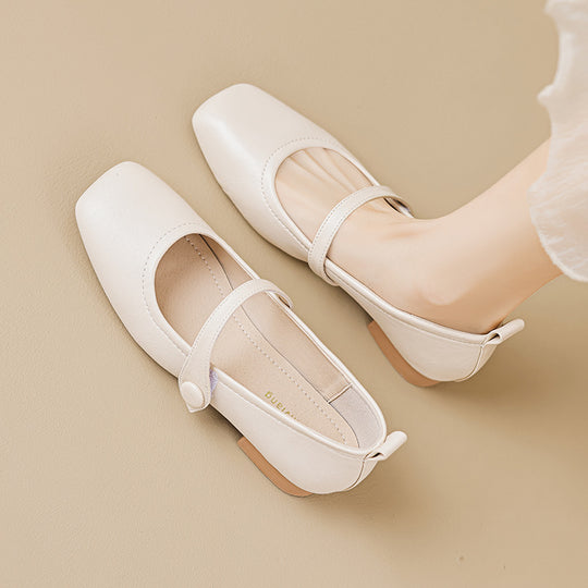 Damen elegante Slingbacks mit verstellbarem Riemen EB