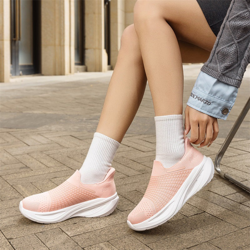 Damen atmungsaktive Sneakersocken-Schuhe EB