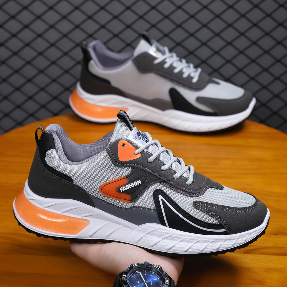 Damen Sportliche Sneakers mit atmungsaktiver Mesh-Oberfläche und stoßdämpfender Sohle EB