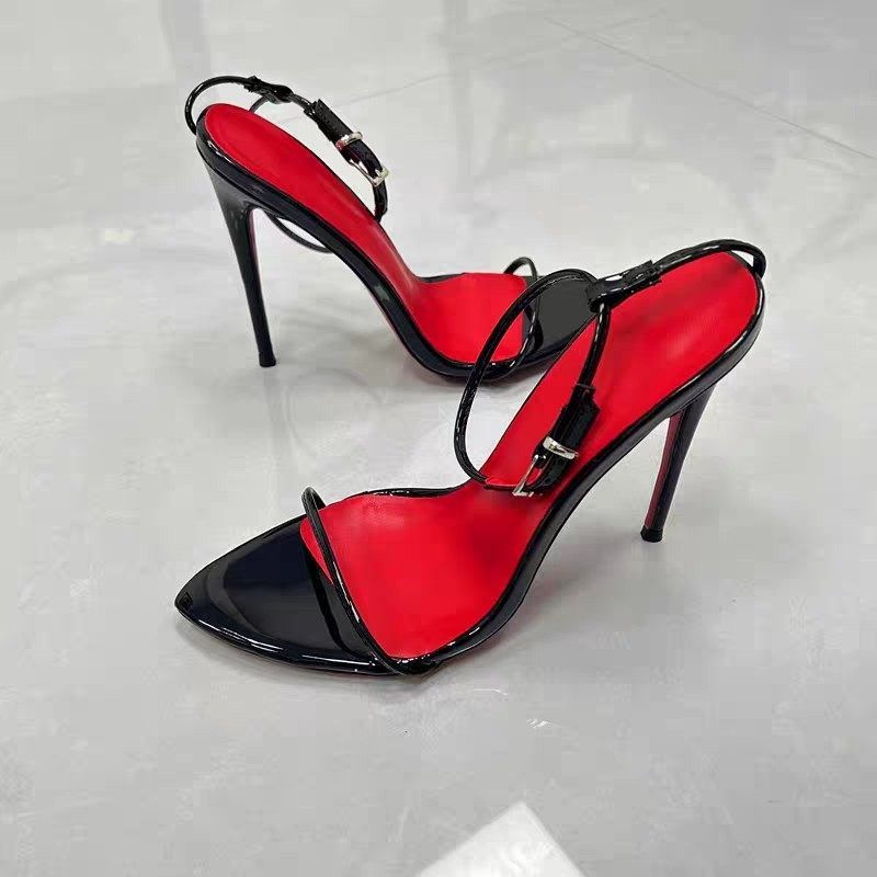Damen High Heel Sandalen mit elegantem Riemendesign EB