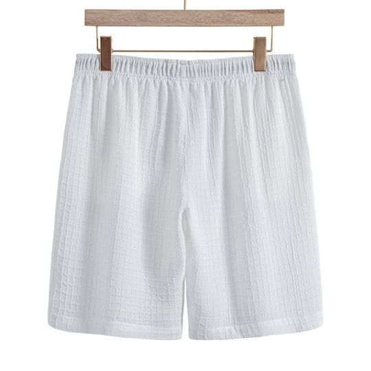 Damen Freizeitanzug mit kurzen Ärmeln und elastischen Shorts EB