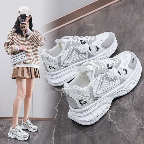 Damen Sportliche Sneakers mit stabiler Dämpfung und rutschfestem Profil EB