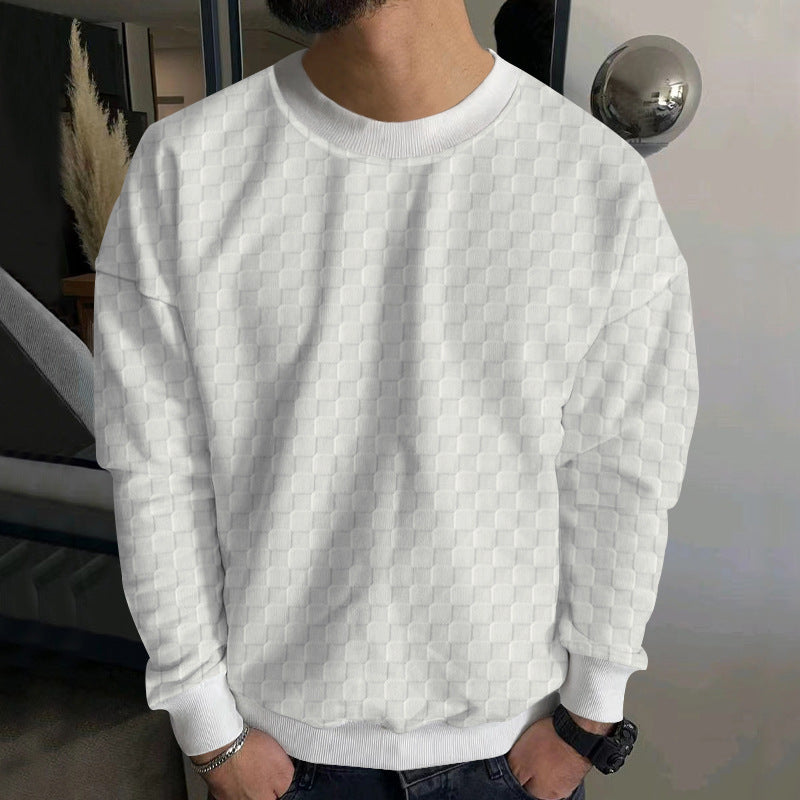 Herren Modischer Sweatshirt mit strukturiertem Design EB
