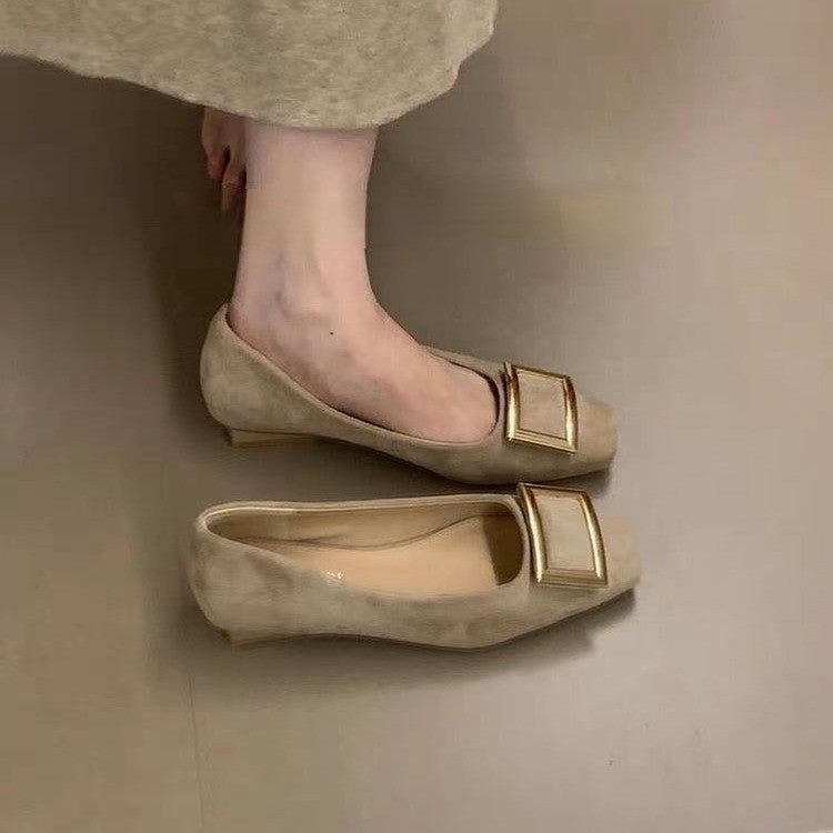 Damen Ballerinas mit elegantem Schnallen-Detail EB