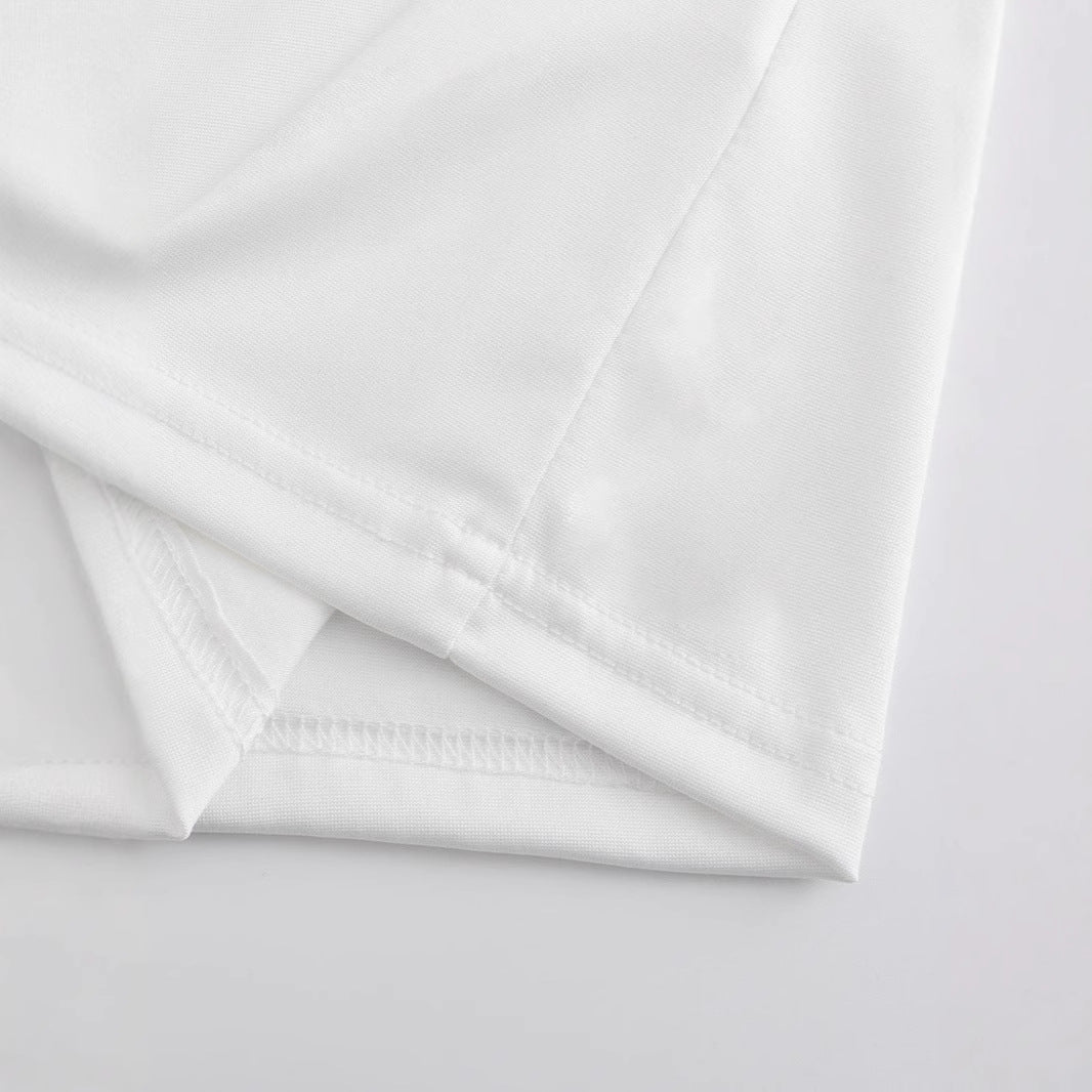Damen Crop-T-Shirt mit kreativem Früchte-Design und figurbetontem Schnitt EB