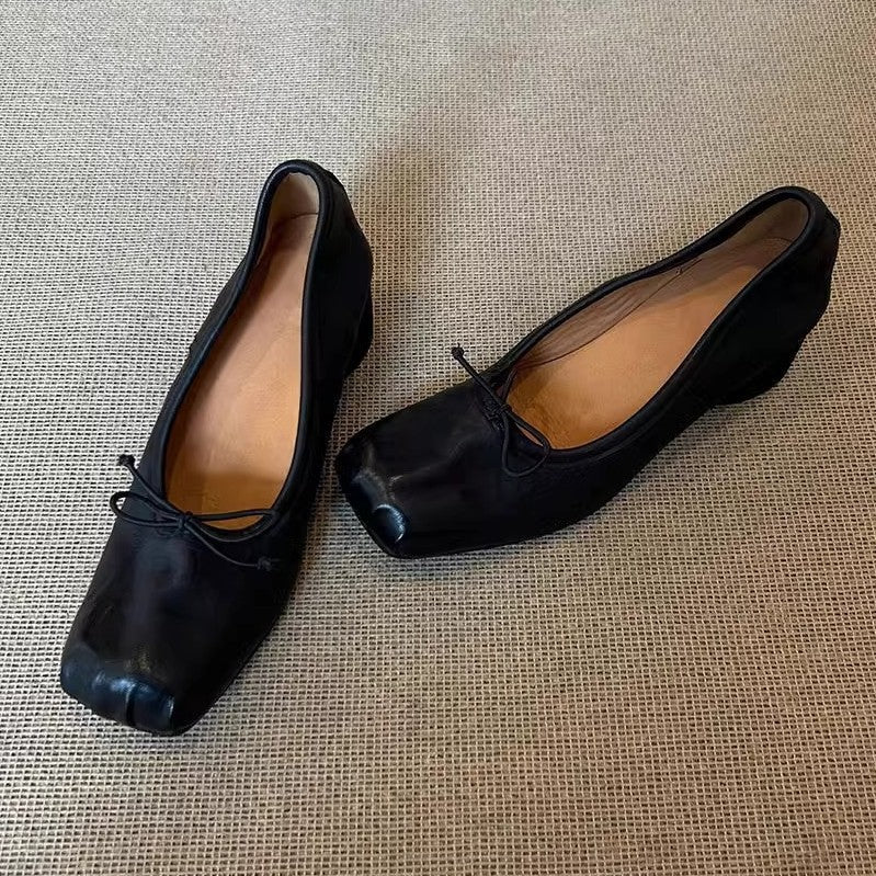 Damen Bequeme Ballerinas mit besonderem Zehendesign EB