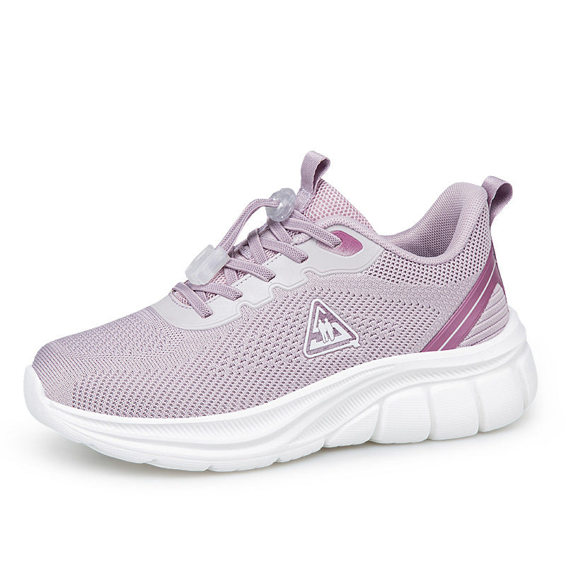 Damen Lauf-Sneaker mit atmungsaktivem Mesh-Obermaterial und flexiblem Design EB