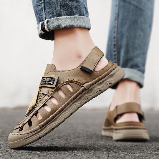 Damen Atmungsaktive Freizeitsandalen mit verstellbarem Klettverschluss und anatomischer Fußbettung EB