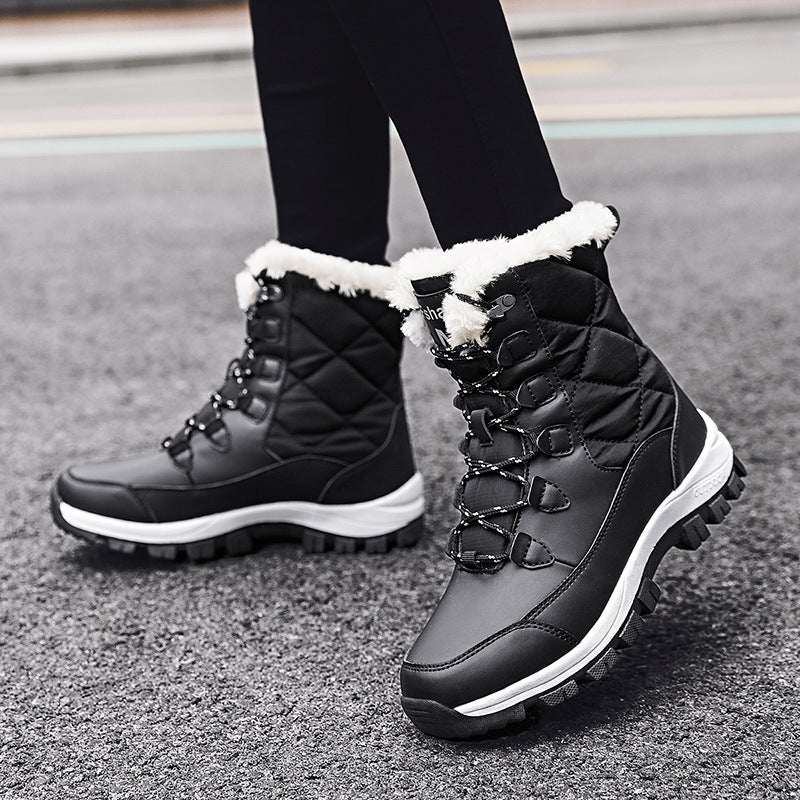 Damen Winterstiefel mit isolierender Fütterung und rutschfester Sohle EB