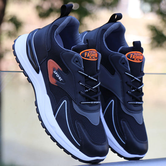 Damen Sportliche Sneakers mit atmungsaktivem Obermaterial und rutschfester Sohle EB