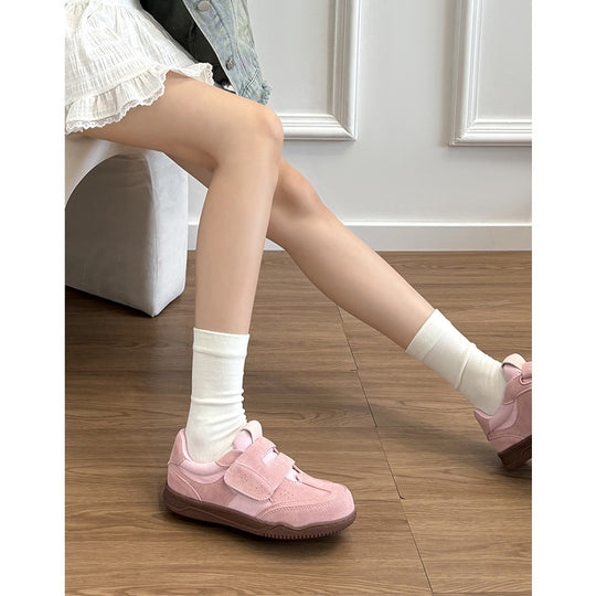 Damen Bequeme Sneakers mit Klettverschluss EB