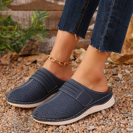 Damen Atmungsaktive Clogs mit modischem Lochdesign EB