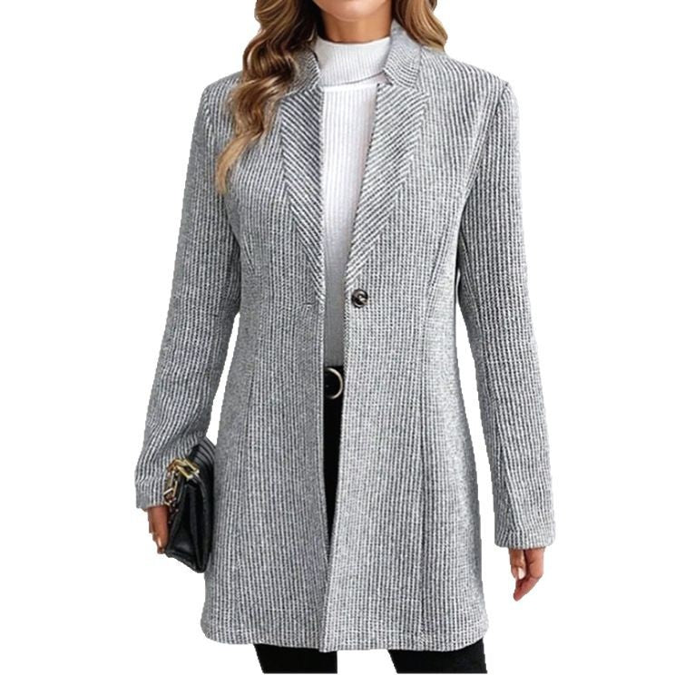 Damen eleganter strukturierter Blazer EB