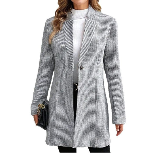 Damen eleganter strukturierter Blazer EB