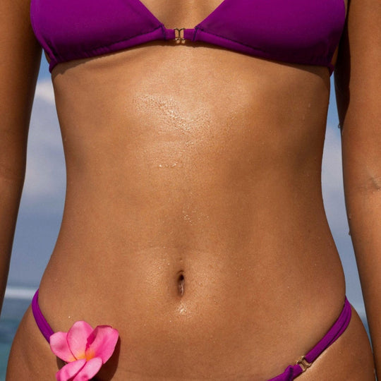 Damen Triangel-Bikini-Set mit verstellbaren Trägern und figurformender Passform EB