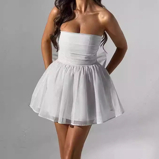 Damen Glamouröses Cocktailkleid mit schimmernden Details EB
