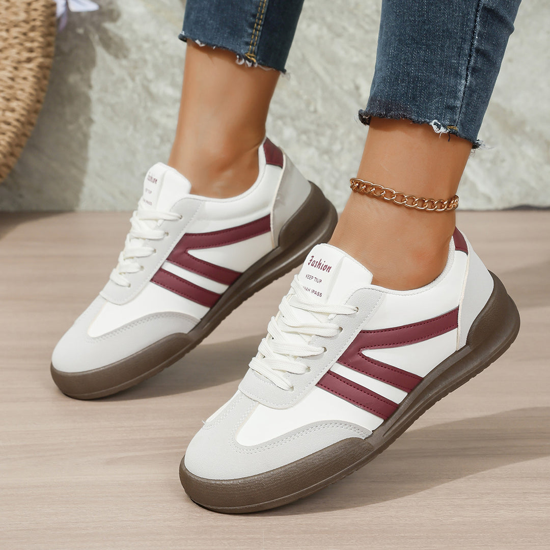 Damen Freizeit-Sneaker mit atmungsaktiver Obermaterialkombination und rutschfester Sohle EB