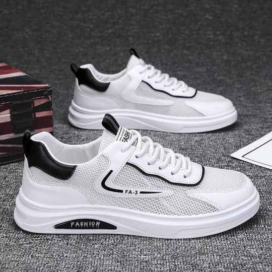 Damen Modische Sport-Sneaker mit atmungsaktiver Mesh-Oberfläche und stoßdämpfender Sohle EB