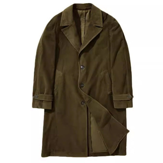 Herren eleganter und stilvoller Wollmantel EB