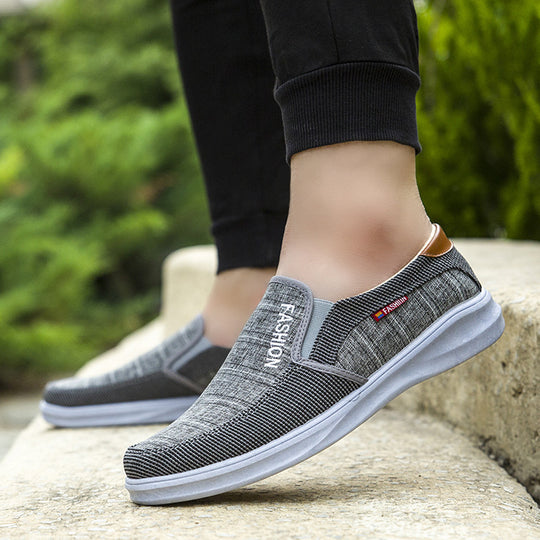 Damen stilvolle Slip-On Schuhe mit elastischem Einstieg und gepolsterter Sohle EB