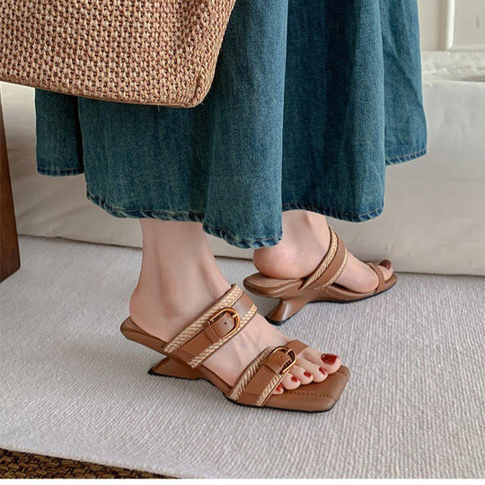 Damen elegante und bequeme Sling Sandalen EB