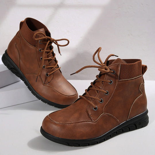 Damen Hochwertige Winterstiefel mit warmem Fleece-Futter und rutschfester Sohle EB