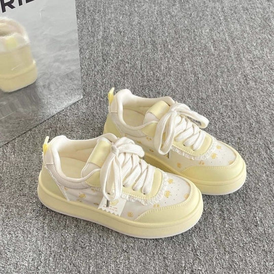 Damen Sneaker mit stylischen Tiermotiven und bequemer Polsterung EB