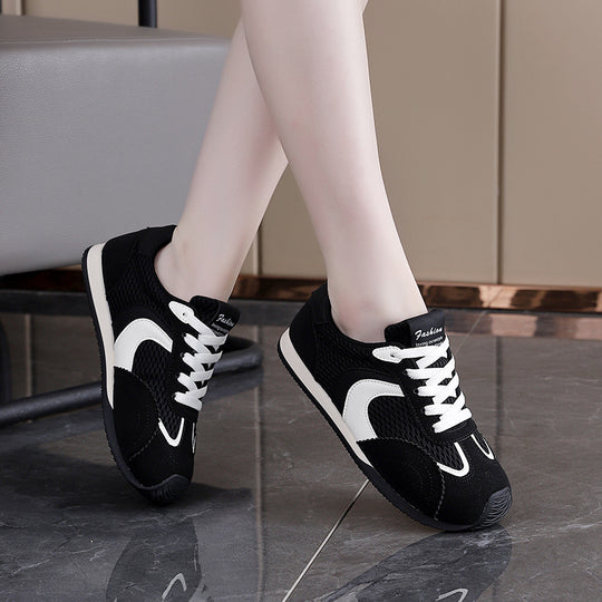 Damen Atmungsaktive Freizeitsneaker mit flexibler Gummisohle EB