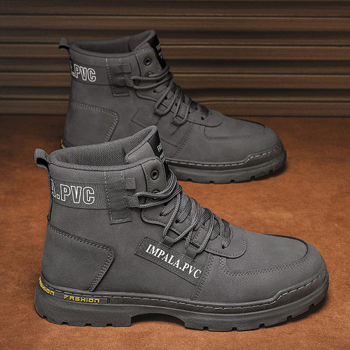 Damen Hohe Sicherheitsstiefel mit rutschfester Sohle und trendigem Design EB