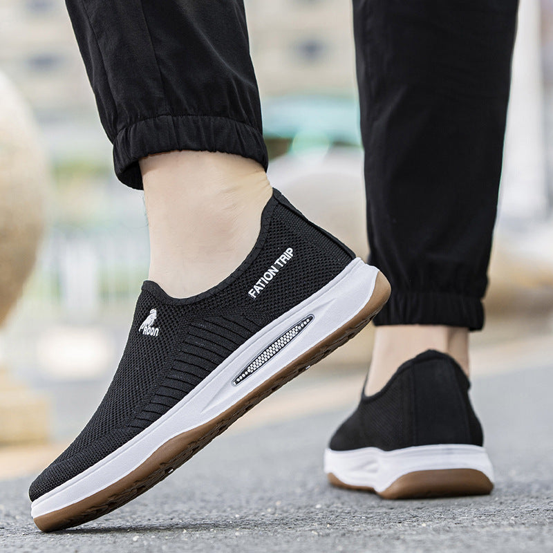 Damen Atmungsaktive Freizeit-Sneaker mit elastischem Design und rutschfester Sohle EB