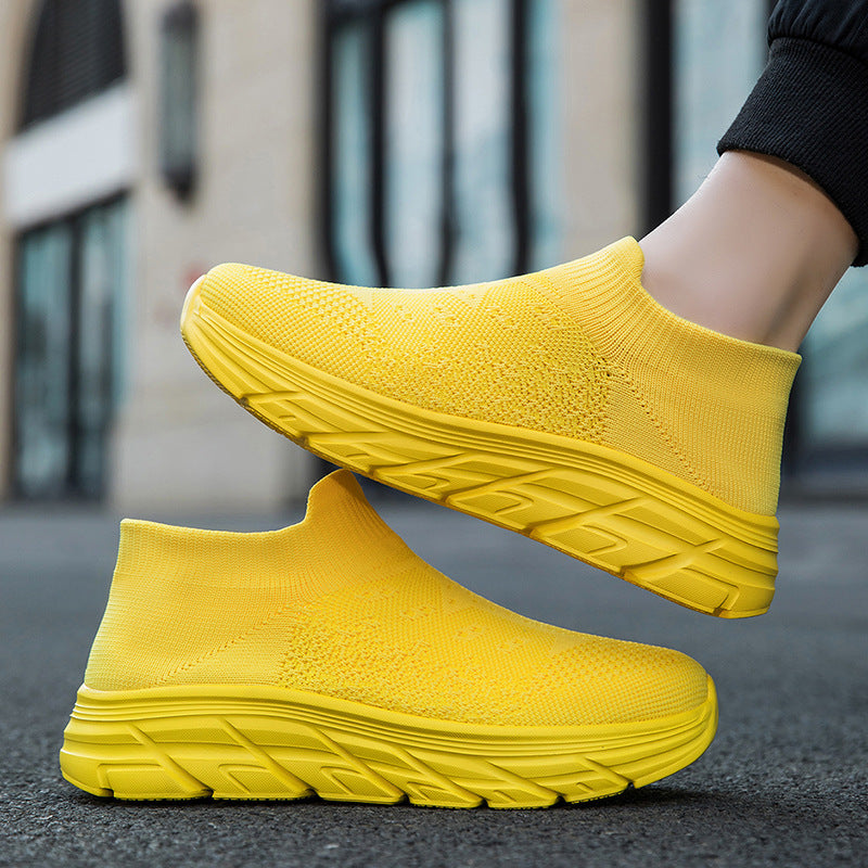 Damen Hochleistungs-Sneaker mit flexiblem Strick-Obermaterial und dämpfender Sohle EB
