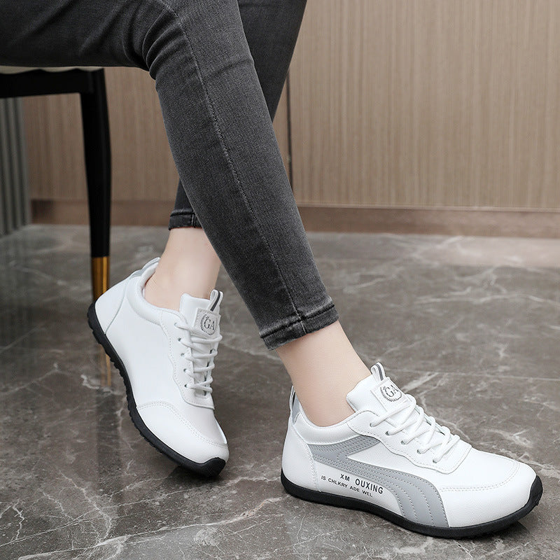 Damen Sportliche Sneaker mit atmungsaktiver Oberfläche und stoßdämpfendem Sohlenprofil EB