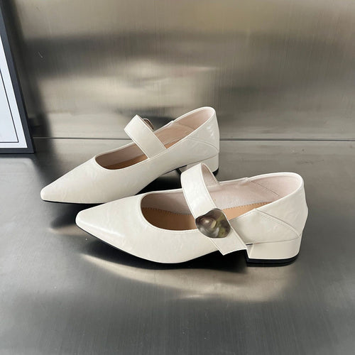 Damen elegante Slingback-Ballerinas mit modernen Akzenten EB